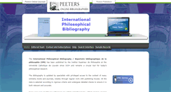 Desktop Screenshot of pob.peeters-leuven.be